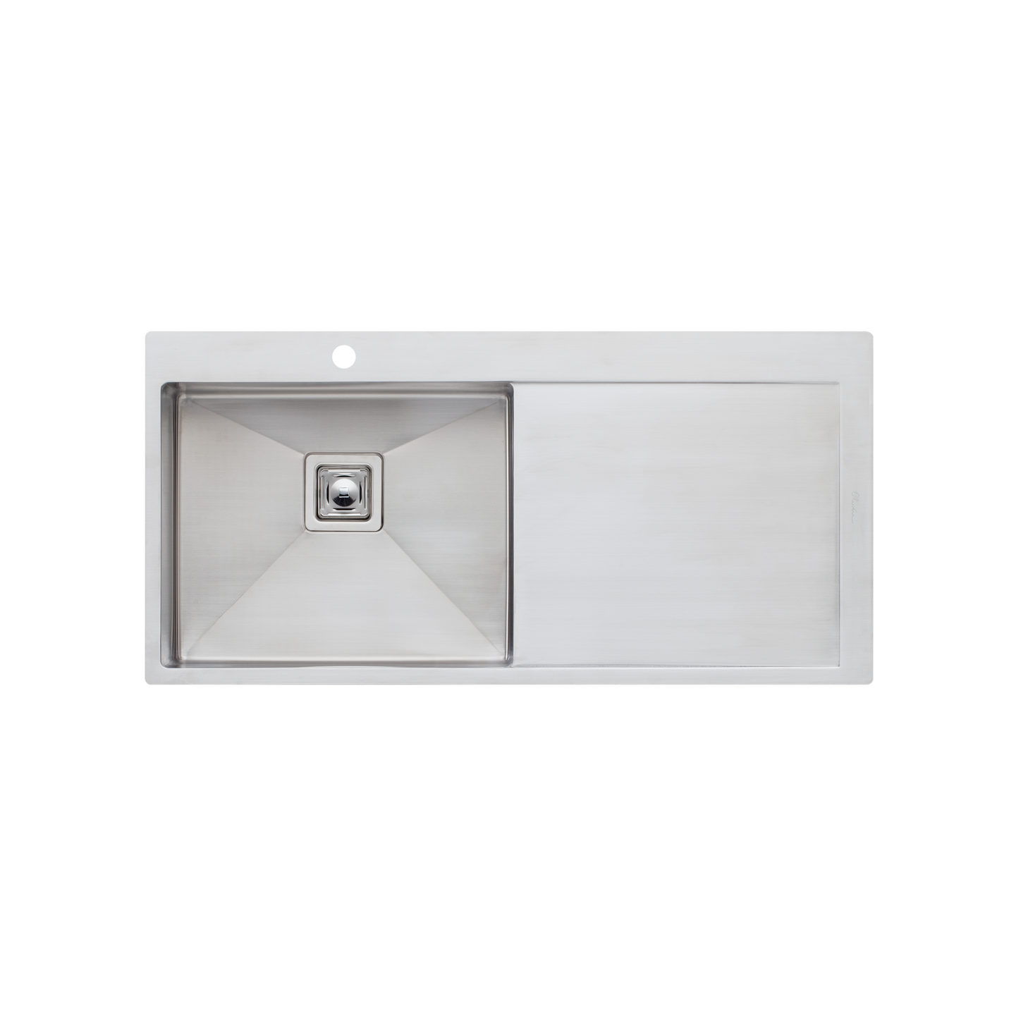 Oliveri Professional Series Single Bowl Sink With Right Drainboard Stainless Steel