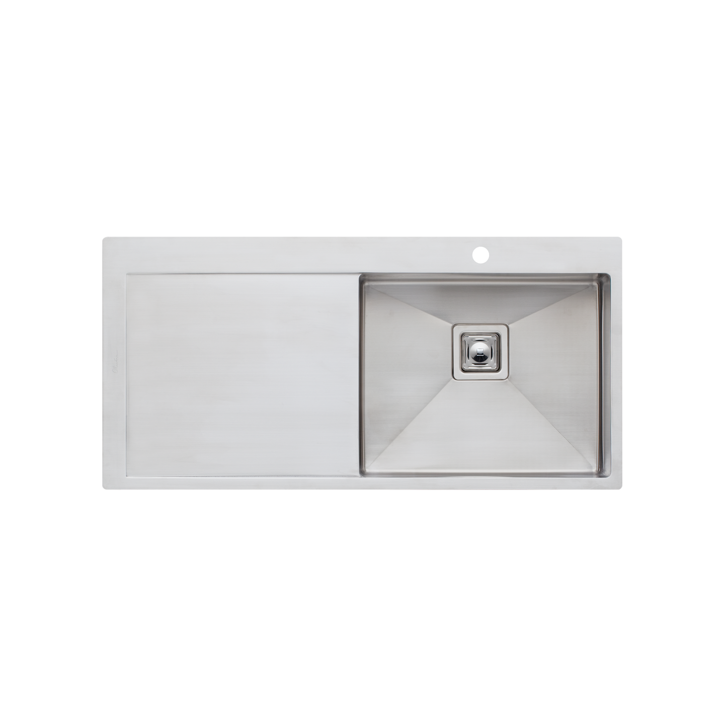 Oliveri Professional Series Single Bowl Sink With Left Drainboard Stainless Steel