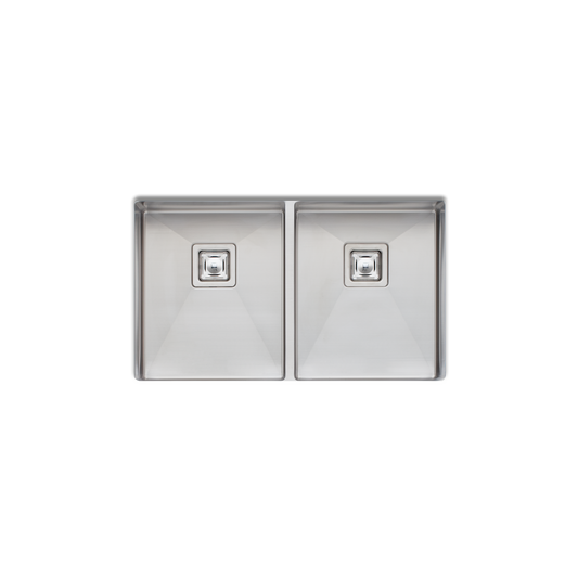 Oliveri Professional Series Double Bowl Undermount Sink Stainless Steel