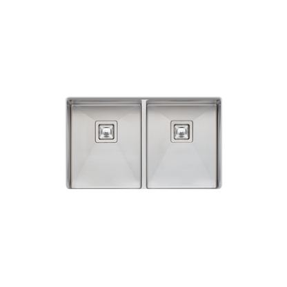 Oliveri Professional Series Double Bowl Undermount Sink Stainless Steel
