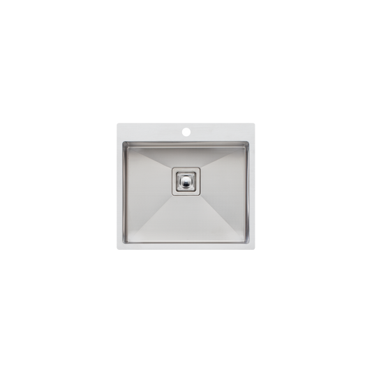 Oliveri Professional Series Single Grand Bowl Topmount Sink Stainless Steel