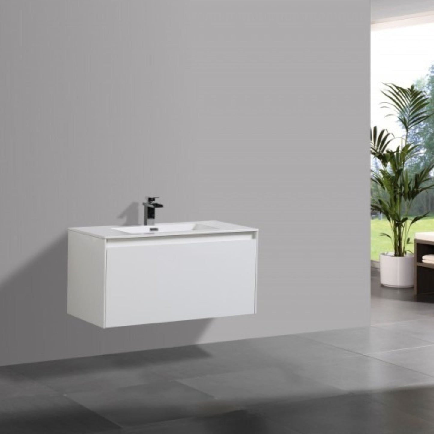 BELBAGNO PRADO  1200MM SINGLE BOWL WALL HUNG VANITY AND BASIN