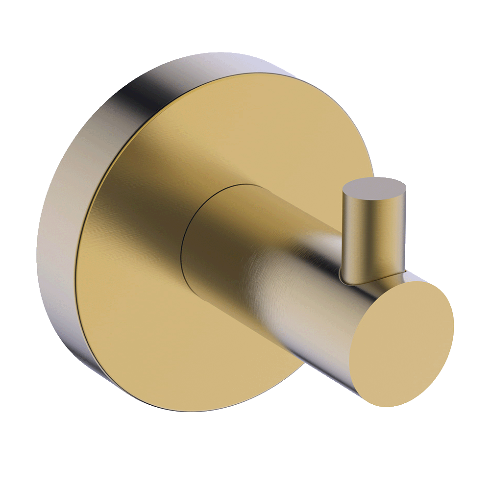 Poco Robe Hook - Brushed Brass