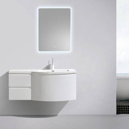BELBAGNO PROSPERO  1200MM SINGLE BOWL WALL HUNG VANITY AND BASIN