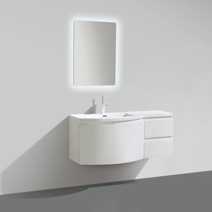 BELBAGNO PROSPERO  1200MM SINGLE BOWL WALL HUNG VANITY AND BASIN