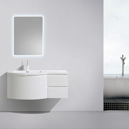 BELBAGNO PROSPERO  1200MM SINGLE BOWL WALL HUNG VANITY AND BASIN