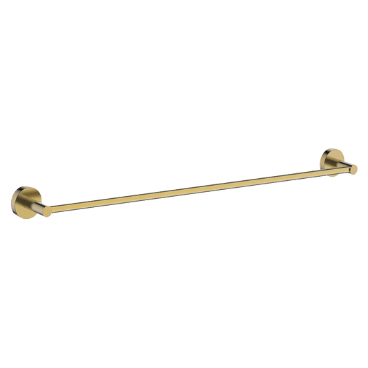 Poco Single Towel Rail 760MM - Brushed Brass