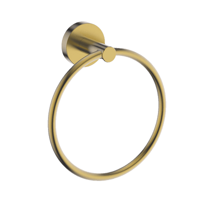 Poco Towel Ring - Brushed Brass