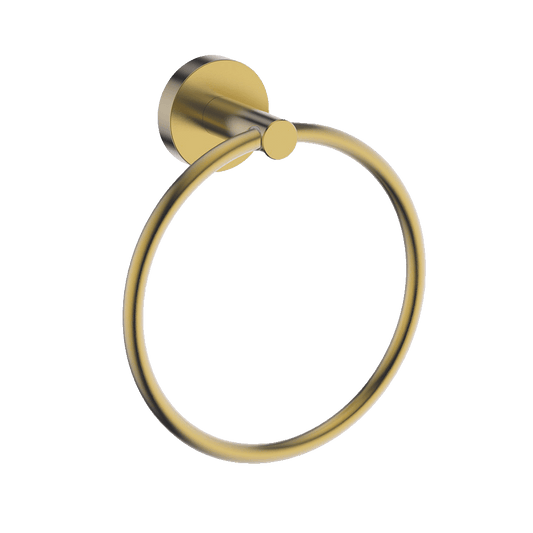 Poco Towel Ring - Brushed Brass