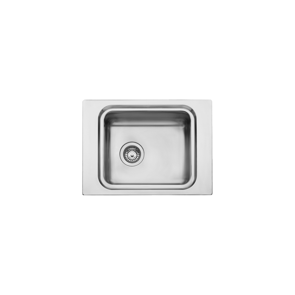 Oliveri Puro Single Bowl Topmount Care Sink Stainless Steel