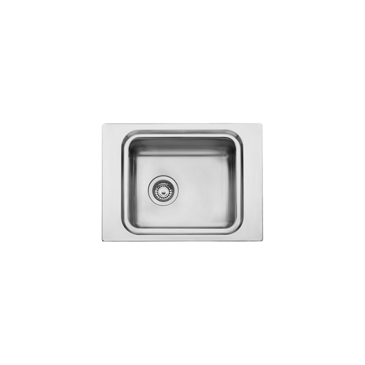 Oliveri Puro Single Bowl Topmount Care Sink Stainless Steel