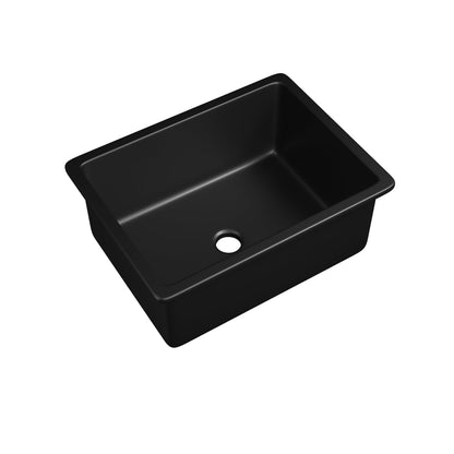 Procida Fireclay Inset/Undermount Sink 760mm x 459mm x 254mm - Gloss White