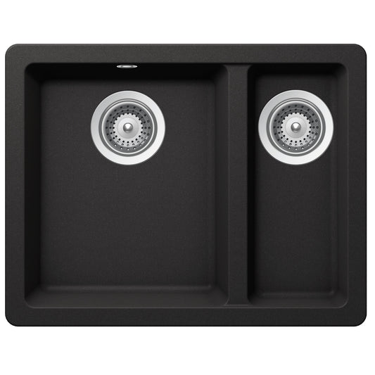 Schock Quadro One & 1/2 Bowl Nero