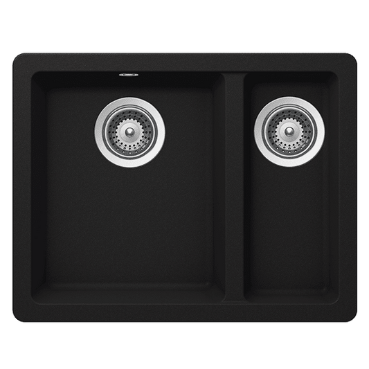 Schock Quadro One & 1/2 Bowl Onyx