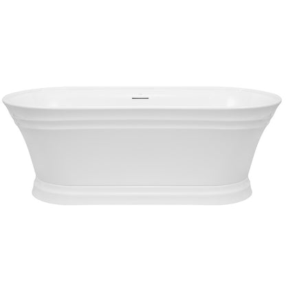 DECINA REGENT FREESTANDING BATH WITH INTEGRATED OVERFLOW  1700MM
