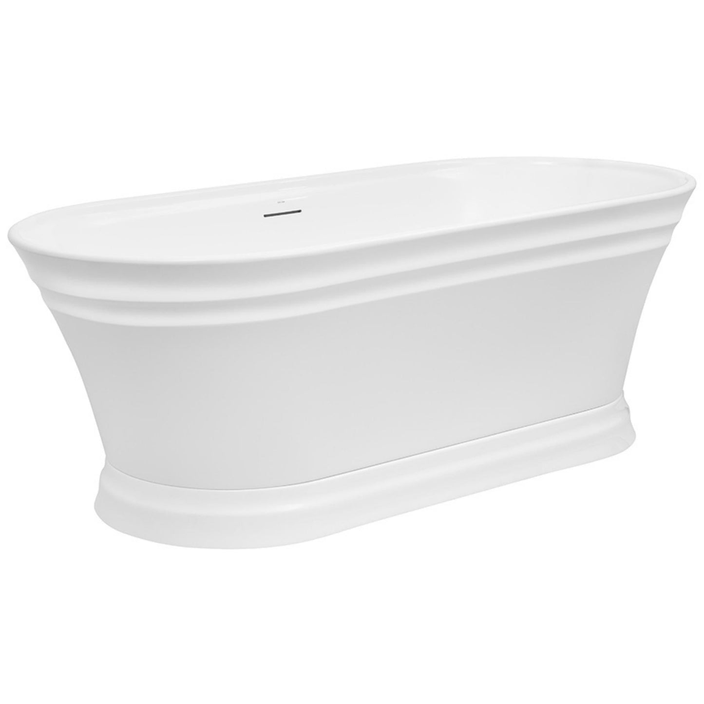 DECINA REGENT FREESTANDING BATH WITH INTEGRATED OVERFLOW  1700MM
