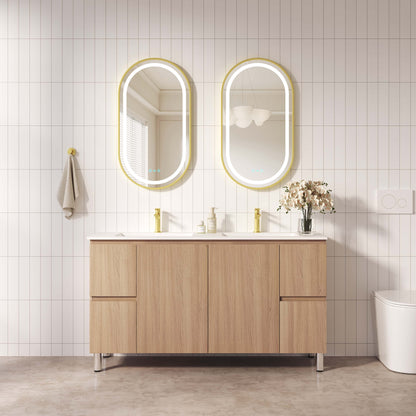 RITA 1500mm Freestanding Cabinet - Elegant Oak (+ TOP 150 + KB-150HE-EO)