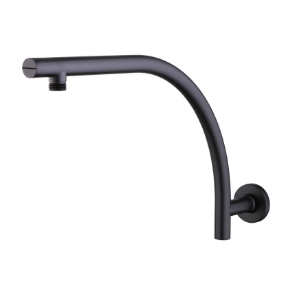 Oliveri Rome Raised Wall Mounted Shower Arm Matte Black