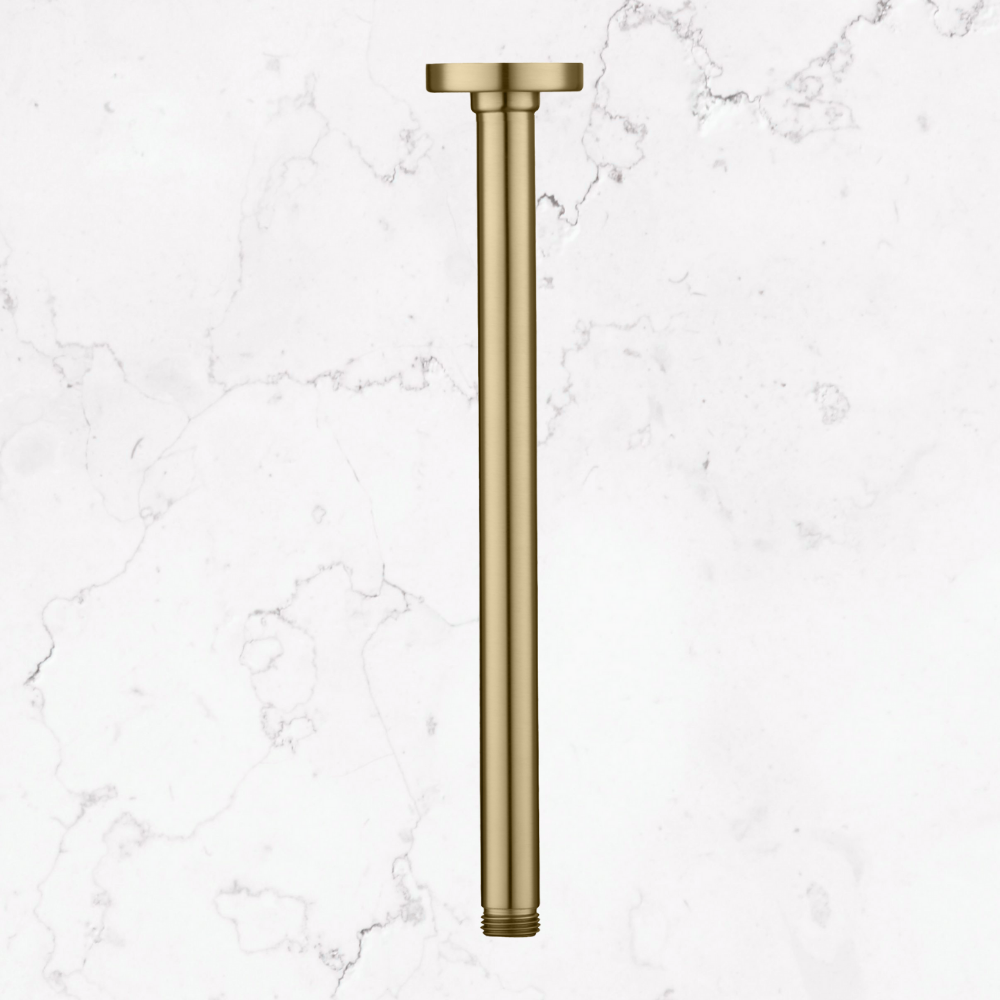 Oliveri Rome Ceiling Mounted Shower Arm Classic Gold