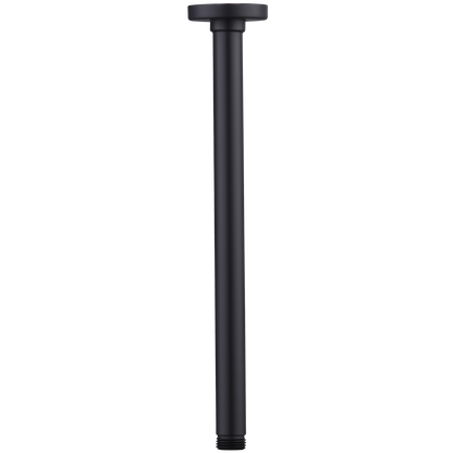 Oliveri Rome Ceiling Mounted Shower Arm Matte Black