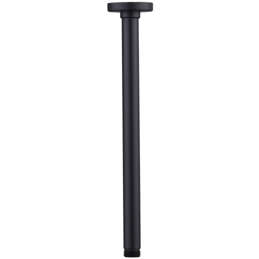 Oliveri Rome Ceiling Mounted Shower Arm Matte Black
