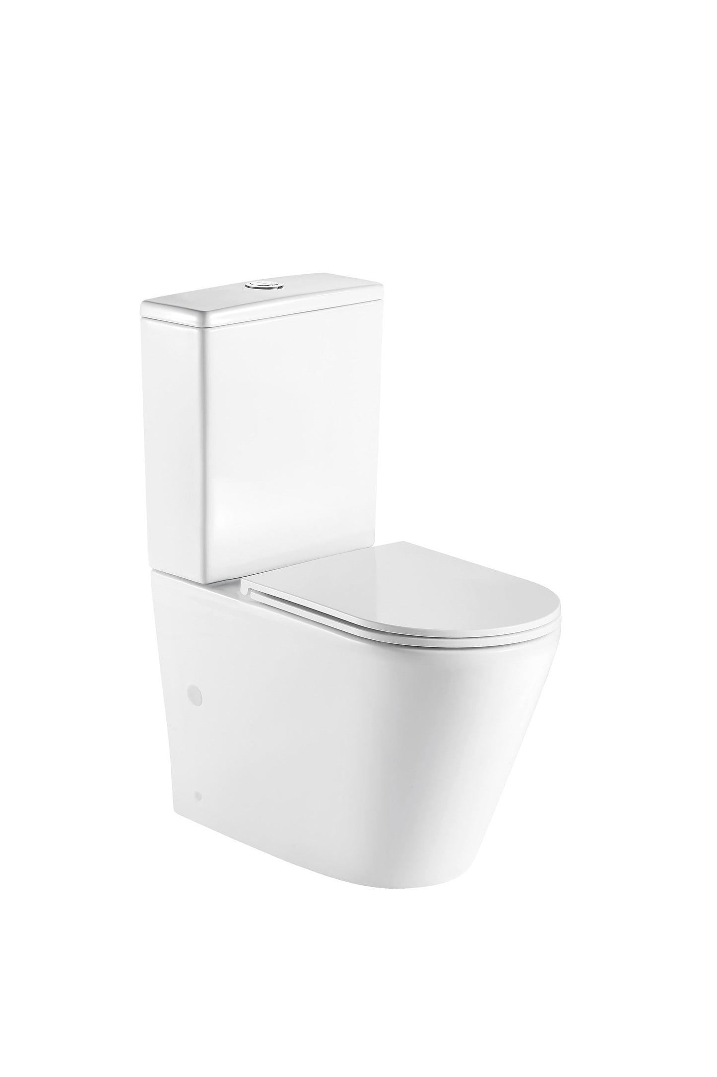 RIVO Back-to-Wall Rimless Tornado Toilet Suite - Short Projection
