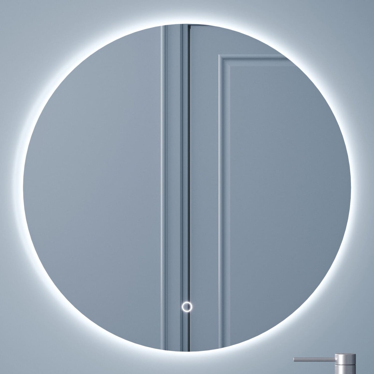 Round Cool Light LED Mirror - 80cm wide - Reno Spares