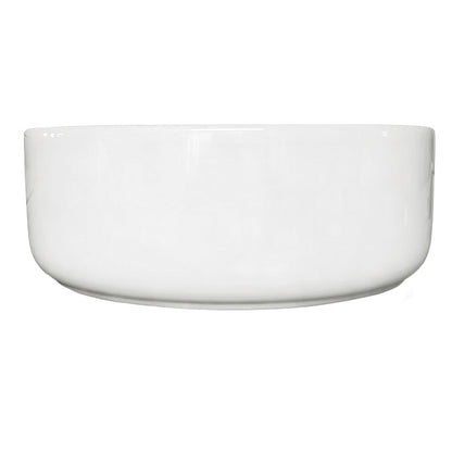 Sasso 30 Counter-top Round Basin - Matt White
