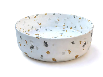 Sasso 36 Counter-top Round Basin - Gold Terrazzo