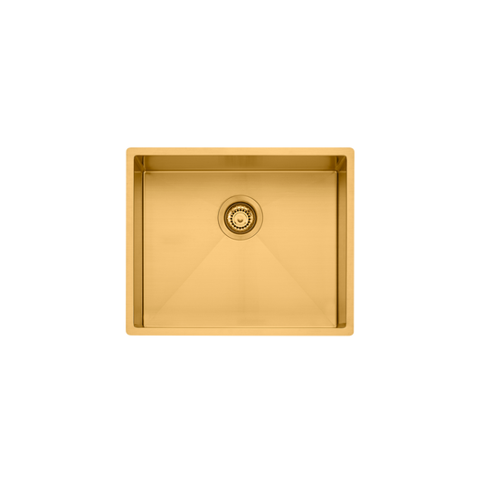 Oliveri Spectra Single Bowl Sink Brushed Gold