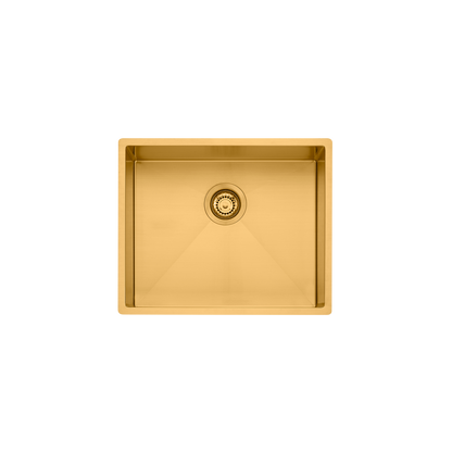 Oliveri Spectra Single Bowl Sink Brushed Gold