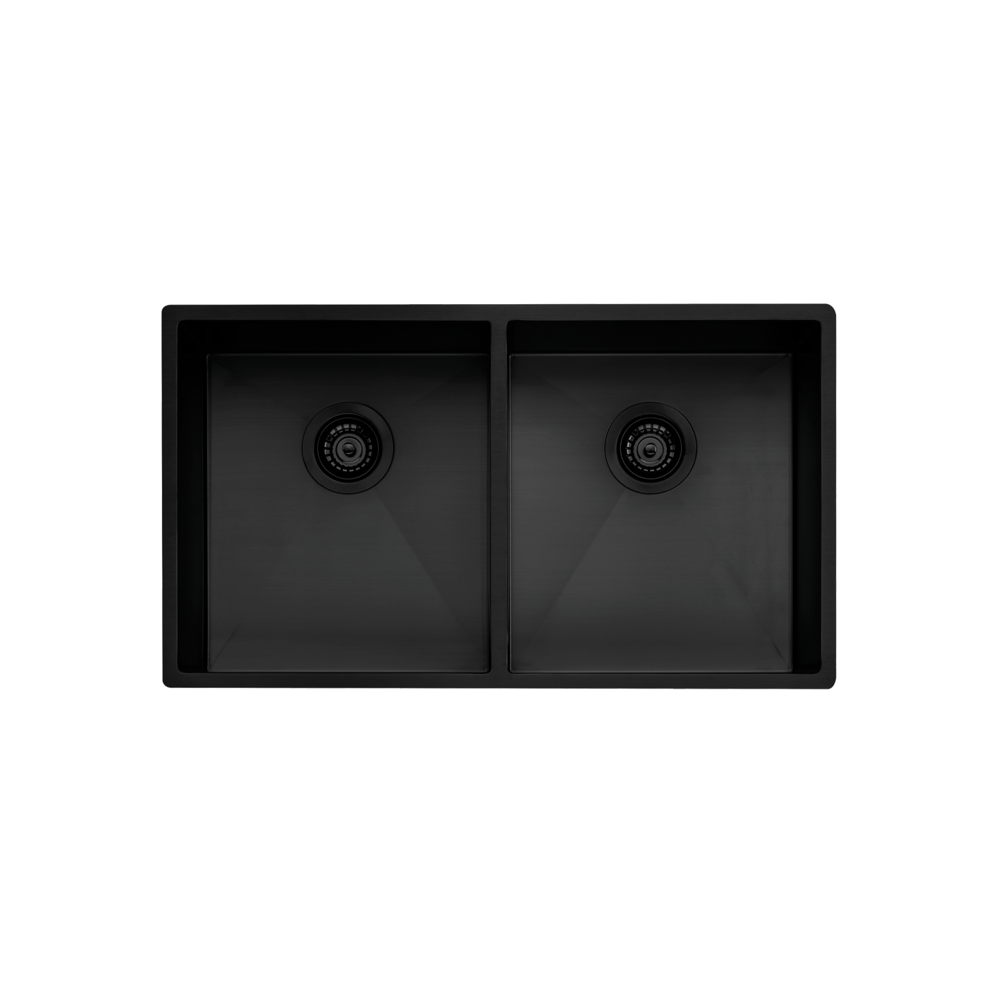 Oliveri Spectra Double Bowl Sink Black