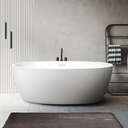 DECINA SHERATON FREESTANDING BATH WITH INTEGRATED OVERFLOW  1600MM