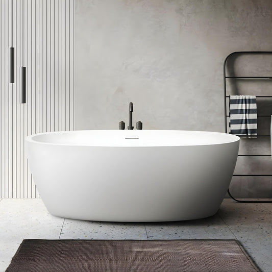 DECINA SHERATON FREESTANDING BATH WITH INTEGRATED OVERFLOW  1600MM