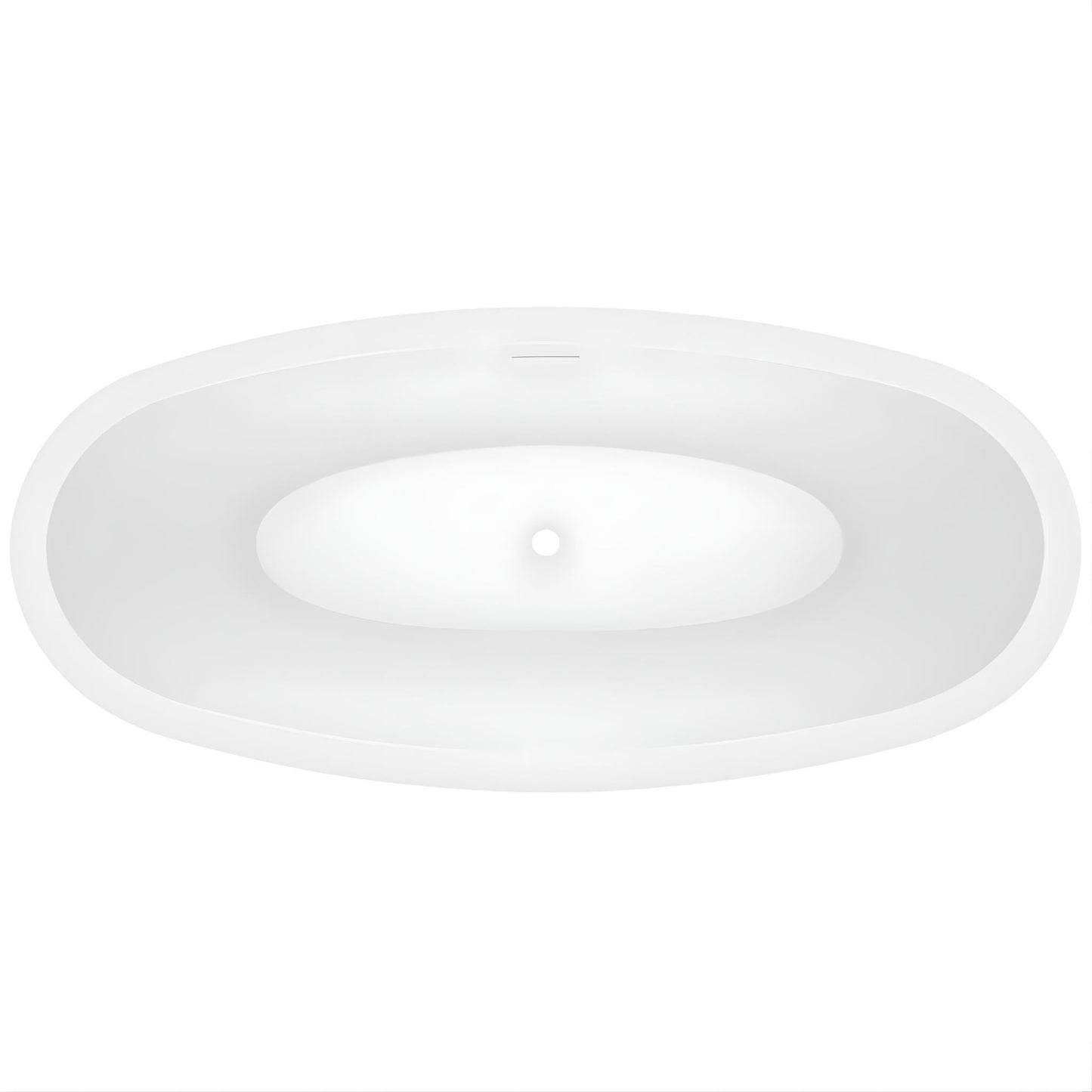 DECINA SHERATON FREESTANDING BATH WITH INTEGRATED OVERFLOW  1600MM
