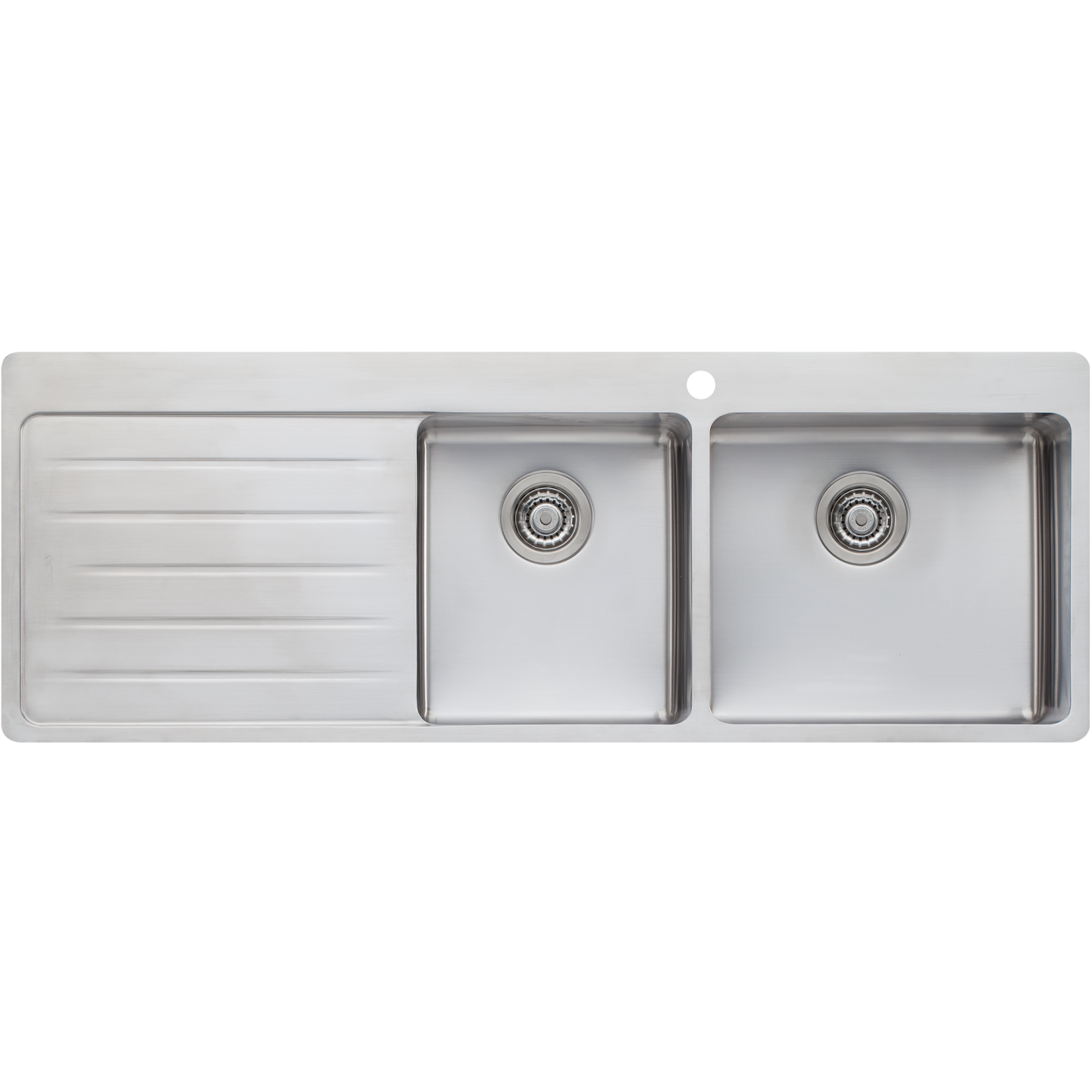 Oliveri Sonetto 1 And 3/4 Bowl Topmount Sink With Left Drainboard Stainless Steel