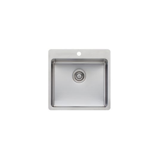 Oliveri Sonetto Large Bowl Topmount Sink Stainless Steel