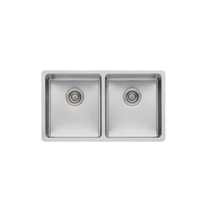 Oliveri Sonetto Double Bowl Universal Sink Stainless Steel