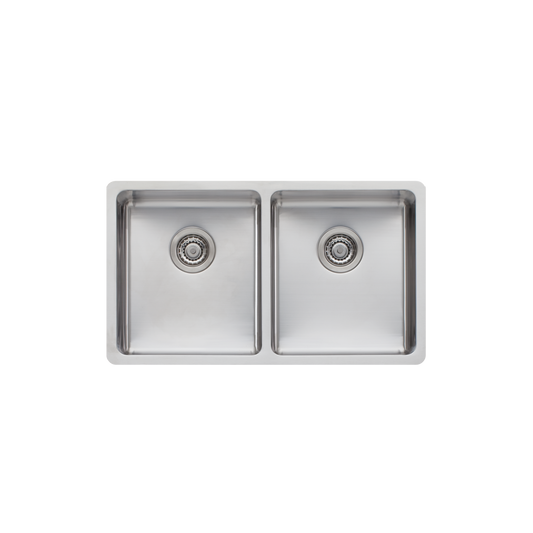 Oliveri Sonetto Double Bowl Universal Sink Stainless Steel