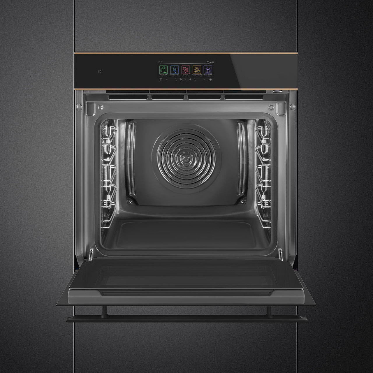 Smeg 60cm Dolce Stil Novo Pyrolytic Combi Steam Oven - SOPA6606S2PNR