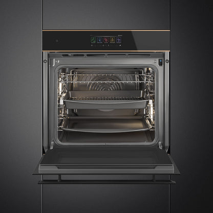 Smeg 60cm Dolce Stil Novo Pyrolytic Combi Steam Oven - SOPA6606S2PNR