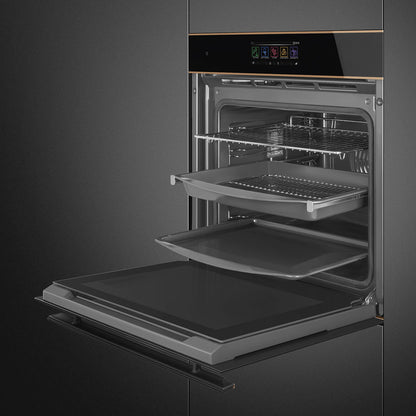 Smeg 60cm Dolce Stil Novo Pyrolytic Combi Steam Oven - SOPA6606S2PNR