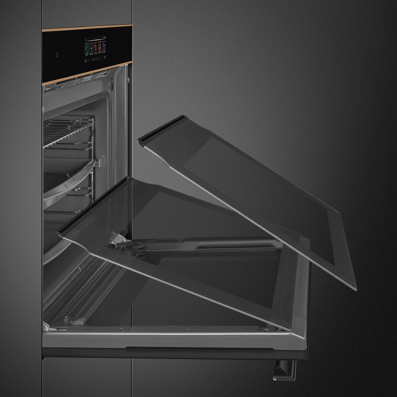 Smeg 60cm Dolce Stil Novo Pyrolytic Combi Steam Oven - SOPA6606S2PNR