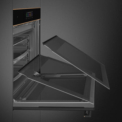Smeg 60cm Dolce Stil Novo Pyrolytic Combi Steam Oven - SOPA6606S2PNR
