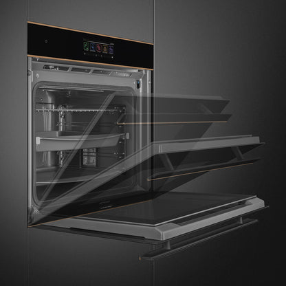 Smeg 60cm Dolce Stil Novo Pyrolytic Combi Steam Oven - SOPA6606S2PNR