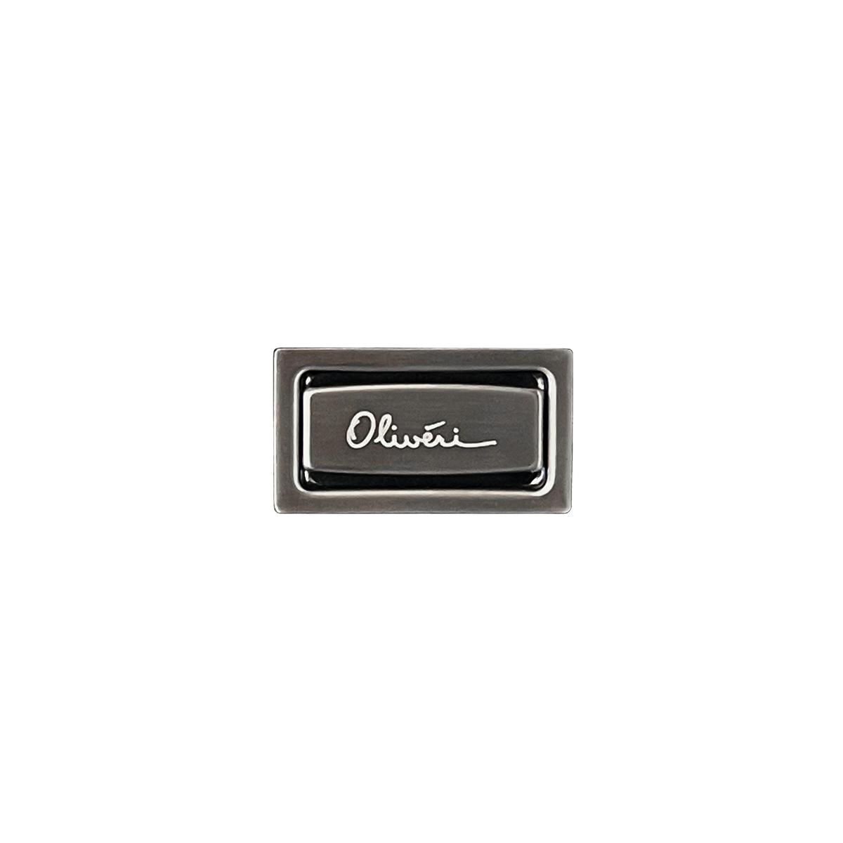 Oliveri Gunmetal Overflow Cover Rectang