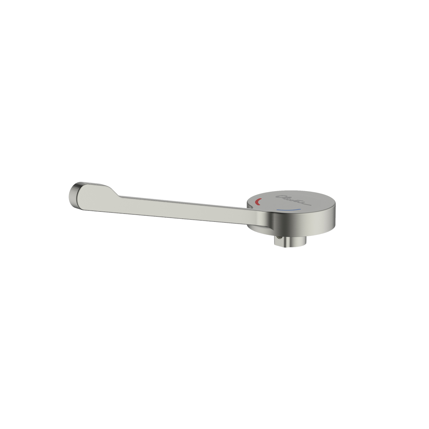 Oliveri Venice Care Handle Pin Lever For Wall Mixers Brushed Nickel