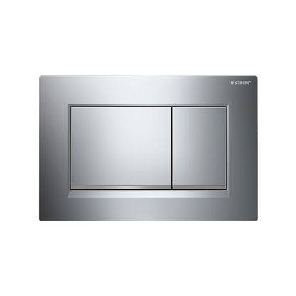 Oliveri Concealed Cistern Flush Plate With Square Buttons Chrome