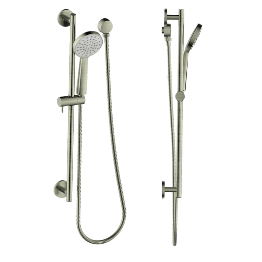 Shower on Rail - Brushed Nickel