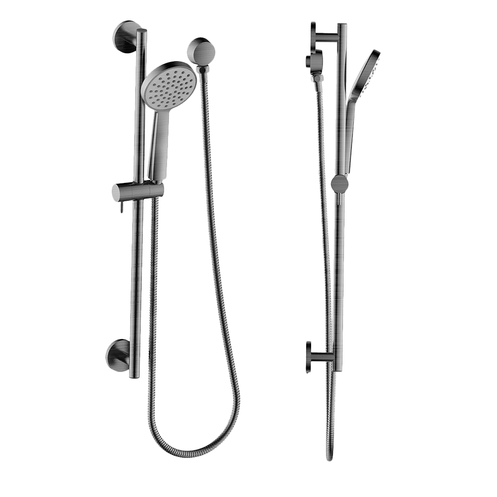 Shower on Rail - Gun Metal